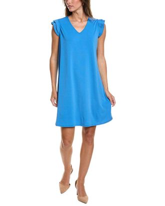 Adrianna Papell Moss Crepe Shift Dress