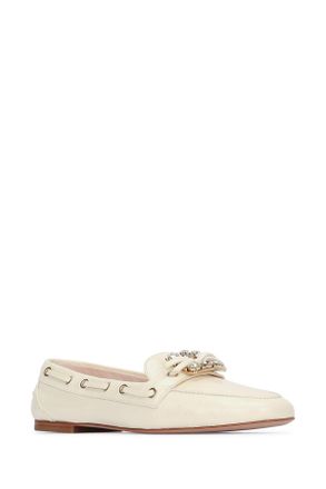 Roger Vivier Womens Boat Strass Loafer Cire Mocassini Cire Loafers