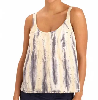 Xcvi Shawnie Tank Top In Flecked Wash
