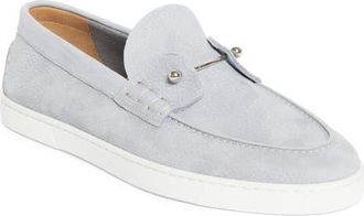 Christian Louboutin Chambeliboat Loafer in Grey at Nordstrom, Size 10.5Us
