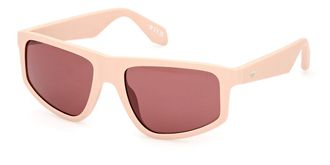adidas OR0108 73S Mens Sunglasses Pink Size 55
