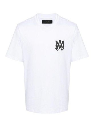 Amiri Mens Ma Core Logo Tee T-Shirt White Cotton - Size X-Large