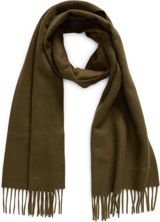 Tom Ford Cashmere Scarf in Vicuna Green at Nordstrom