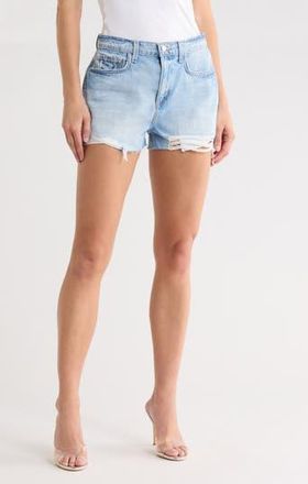 L'agence Clark High Waist Denim Cutoff Shorts in Bedford at Nordstrom Rack, Size 34