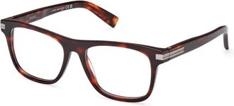 Ermenegildo Zegna Stijlvolle brilmonturen in Blonde Havana - unisex - Brillen - Bruin - 54 MM - Accessoires