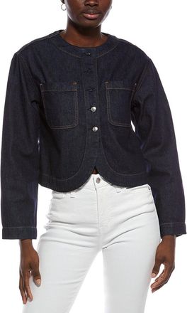 Madewell Curved Hem Button Jacket