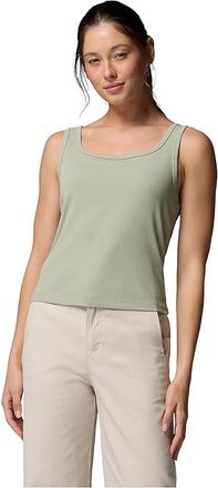 Columbia Pinetown Canyon Rib Tank Top Womens Clothing Safari : 2XL, Elastane/Nylon