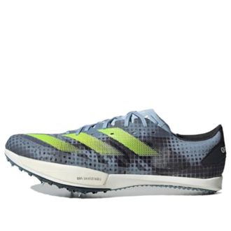 adidas Adizero Ambition Track and Field Lightstrike Shoes Wonder Blue Lucid Lemon IE2767