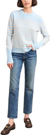 La Ligne Lean Lines Sweater in Periwinkle/beige at Nordstrom, Size X-Small
