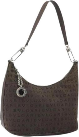 Bulgari Pre-owned Shoulder Bag - Dames - Vintage Schoudertas - Bruin - ONE Size - Vintage