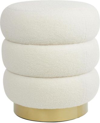 Light & Living Light And Living Puf - Blanco - Metal - 6857526