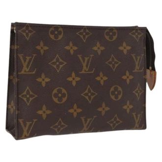 Louis Vuitton Pre-owned Canvas Clutch - Dames - Pre-owned - Bruin - Maat: ONE Size
