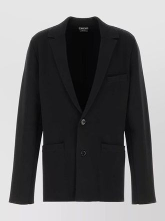 Tom Ford stretch wool blend single breasted blazer