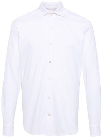 Eleventy classic-collar cotton shirt - White