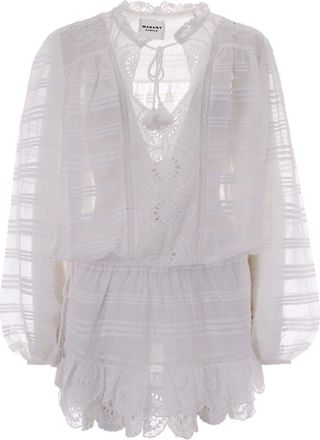 Isabel Marant Short Dresses, female, White, Size: S Preya Dress