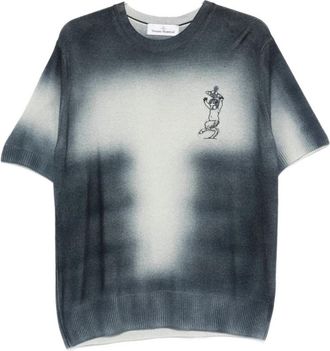 Vivienne Westwood Bizet T-Shirt - Heren - T-shirts - Blauw - XL - Wol - Tops