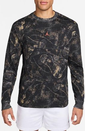 Nike Jordan Brooklyn Long Sleeve Cotton T-Shirt in Black at Nordstrom, Size Xx-Large