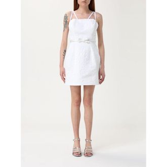 Elisabetta Franchi Bicolor Polyester Casual Womens Dress