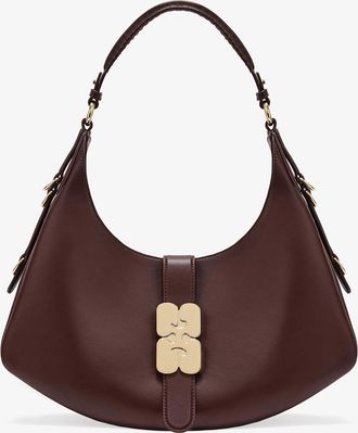Ganni Brown Small Kat Bag