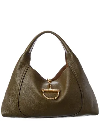 Gucci Softbit Maxi Leather Shoulder Bag