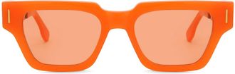 Retro Superfuture STORIA FRANCIS ORANGE KRO Mens Sunglasses Orange Size 52