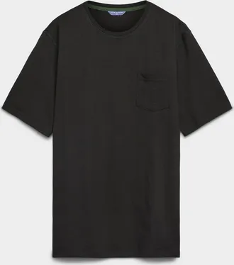 Cyberjammies Mens Patch-pocket solid lounge T-shirt