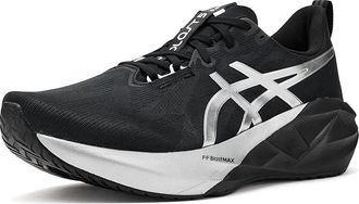 Asics Novablast 5 Platinum Mens Running Shoes Platinum/Black : 11.5 D - Medium, Synthetic