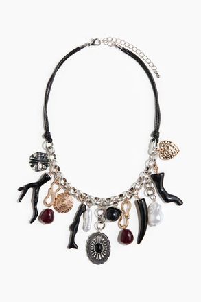 H&M Charm Necklace in Black at Nordstrom