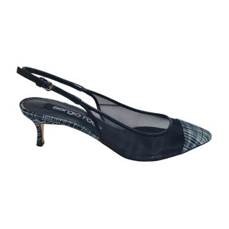 Sergio Rossi Schoenen, Dames, Veelkleurig, 37 EU, Sandali Tessuto