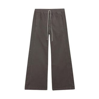 Rick Owens Wide Trousers, male, Gray, Size: S Wide Pusher Pants