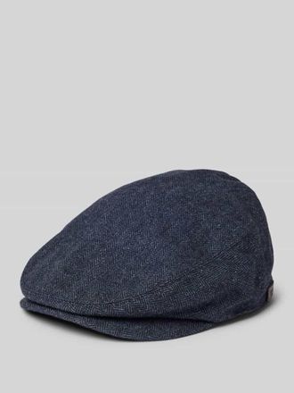 Barbour Schieberm&uuml;tze mit Strukturmuster Modell Barlow in Marine, Gr&ouml;&szlig;e XL