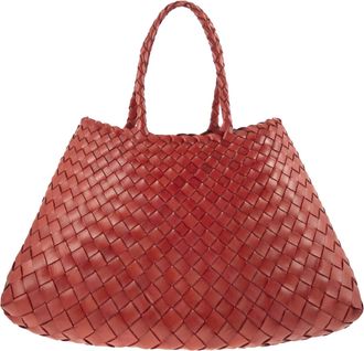 Dragon Santa Croce Kleine gewebte Ledertasche