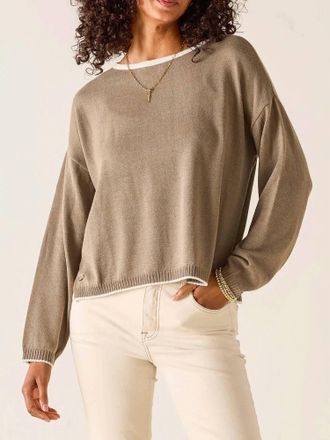 Mersea Cardiff Sweater In Driftwood