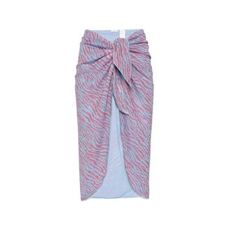 Os&eacute;ree Tgf268 Printed Lu Cocry - female - Oseree - Maxi Skirts - Multicolor - S/M - Skirts