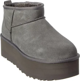 UGG Classic Ultra Mini Platform Suede Boot