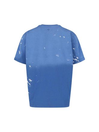 adidas Unisex T-Shirts And Polos Blue Cotton