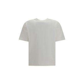 Burberry Womens White Cotton T-Shirt