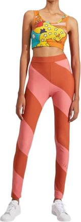 La DoubleJ Striped Legging In Pink-Brown