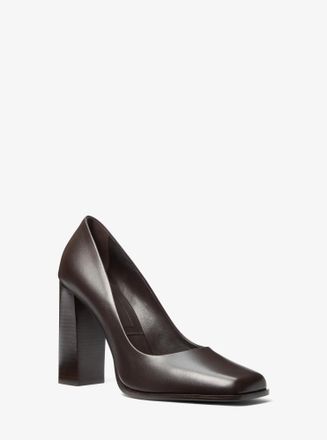 Michael Kors Jeanne Leather Pump