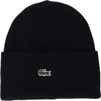 Lacoste unisex winter popular hat for kids size one color wine