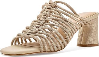 Donald J Pliner Vyta Womens Sandals Platinum : 9.5 M, Leather
