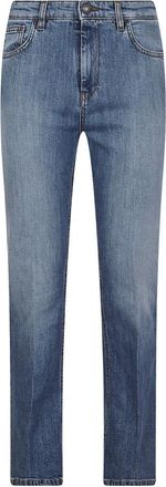 Fay Straight Jeans - Dames - Regular Fit Jeans - Blauw - W27 - Katoen - Jeans