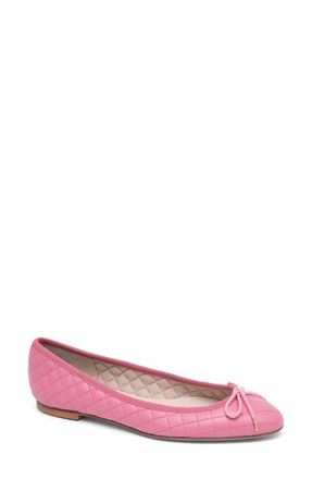 Paul Mayer Attitudes Lido Quilted Ballet Flat in Pink at Nordstrom, Size 8.5