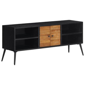 vidaXL Vidaxl - Mueble De Tv Teca Maciza Reciclada 112x31x45 Cm