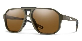 Smith TRUSS Polarized SIF/L5 Mens Sunglasses Green Size 57