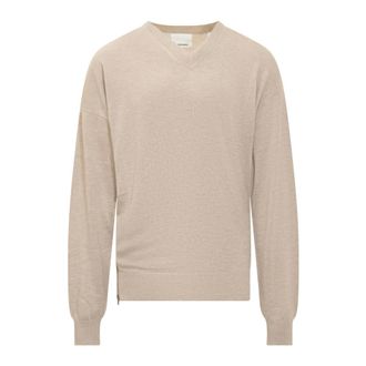 Isabel Marant Isabel Marant, V-neck Knitwear, male, Beige, Size: M Garey Sweater