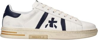 Premiata Russell Sneakers - Heren - Sneakers - Wit - 42 EU - Leer - Schoenen