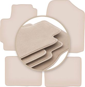 OEM Alfombrillas Beige Premium Para Daihatsu Sirion Iii M300 Hatchback 2004-2010