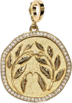 Azlee Pendente a forma di ramo doliva - Oro