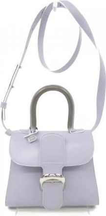 Delvaux Pre-owned Mini Bag - Dames - Vintage Mini Tas - Paars - ONE Size - Leer - Vintage